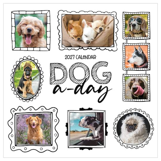 2027 Dog-A-Day Wall Calendar